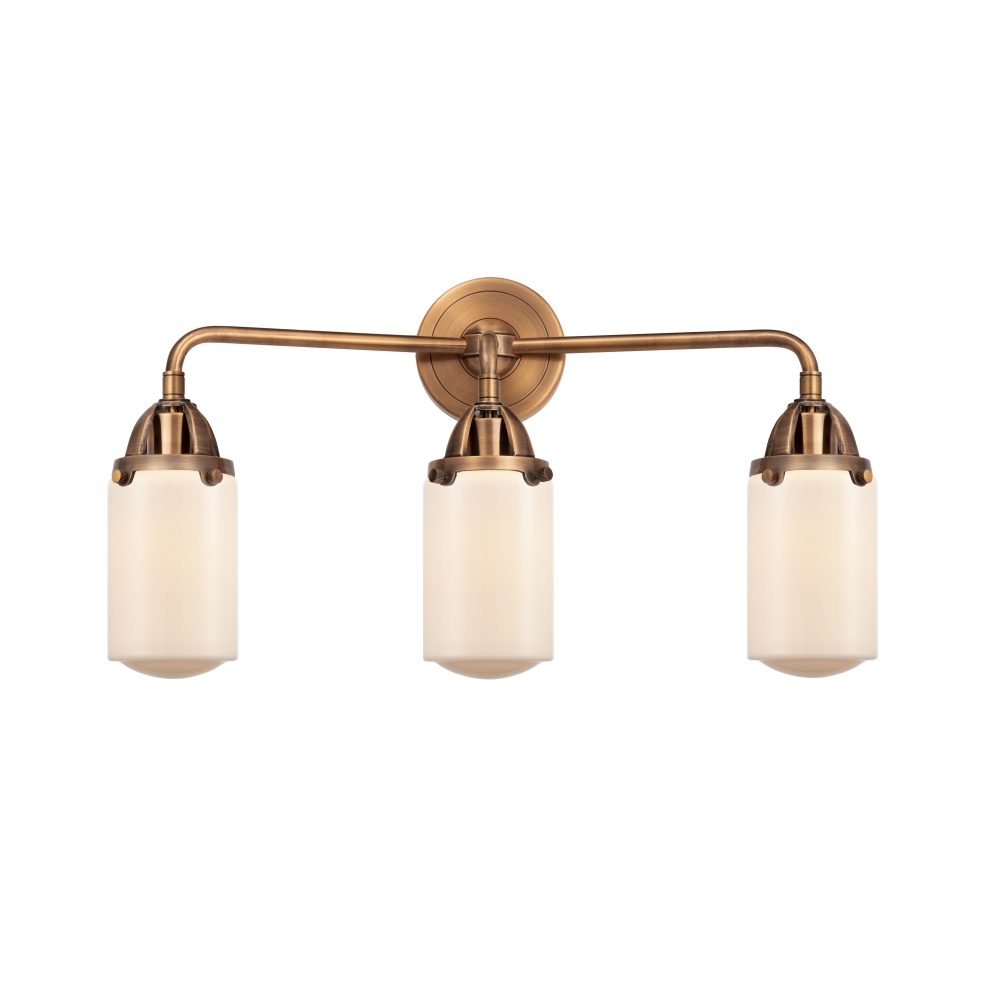 Innovations 288-3W-AC-G311 Dover 3 Light  22.5 inch Bath Vanity Light in Antique Copper
