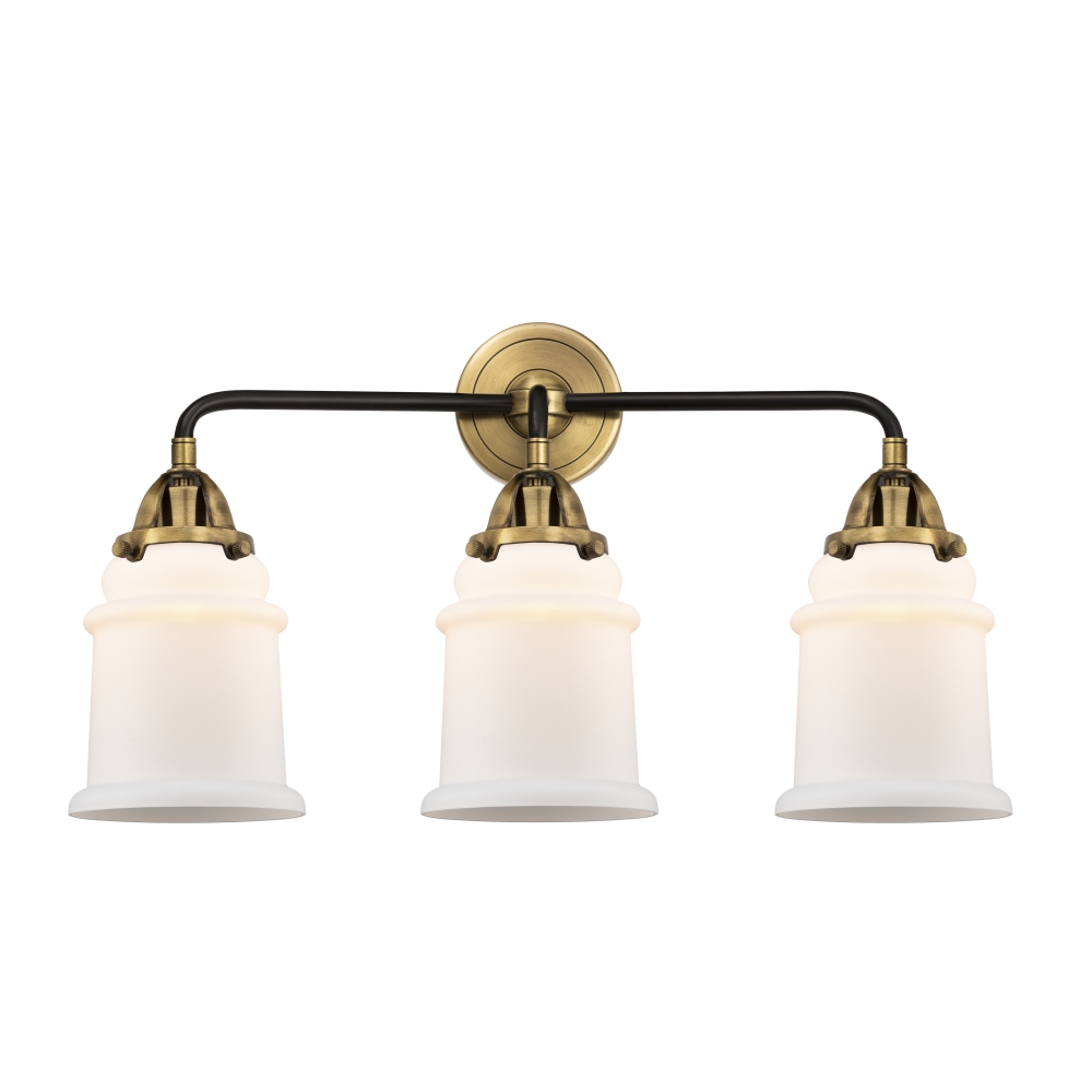 Innovations 288-3W-BAB-G181-LED Canton 3 Light  24 inch Bath Vanity Light in Black Antique Brass