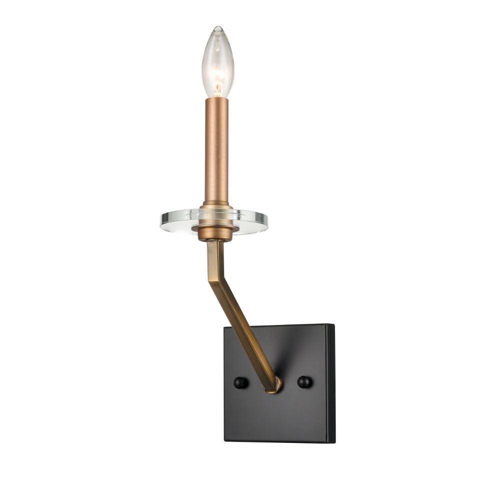 Innovations 331-1W-BBG Raleigh 1 Light 4.5 inch Sconce in Black Brushed Brass