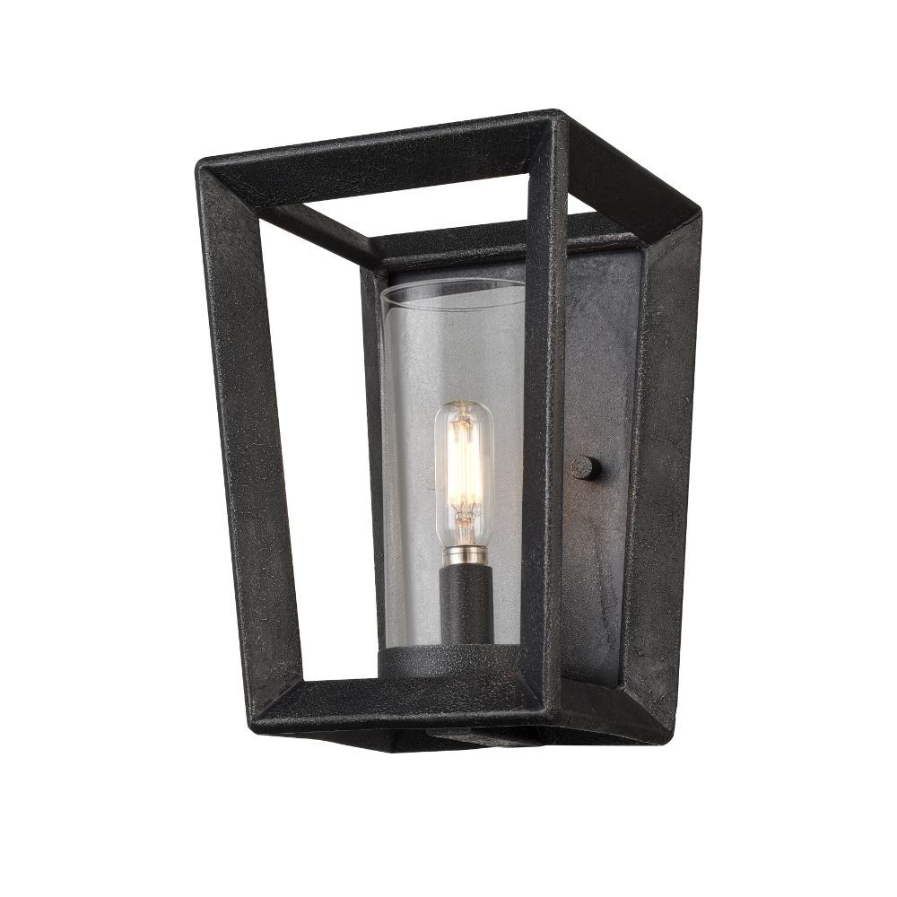 Innovations 378-1W-WZ-CL-6 Colchester - 1 Light 6" Wall-mounted Sconce - Weathered Zinc Finish - Clear Glass Shade