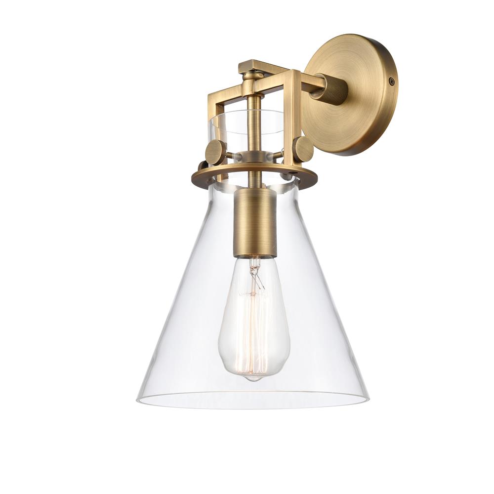 Aylan Home IL4111WBB8CL Restoration 1 Light Newton 8" Wall Sconce in Brushed Brass