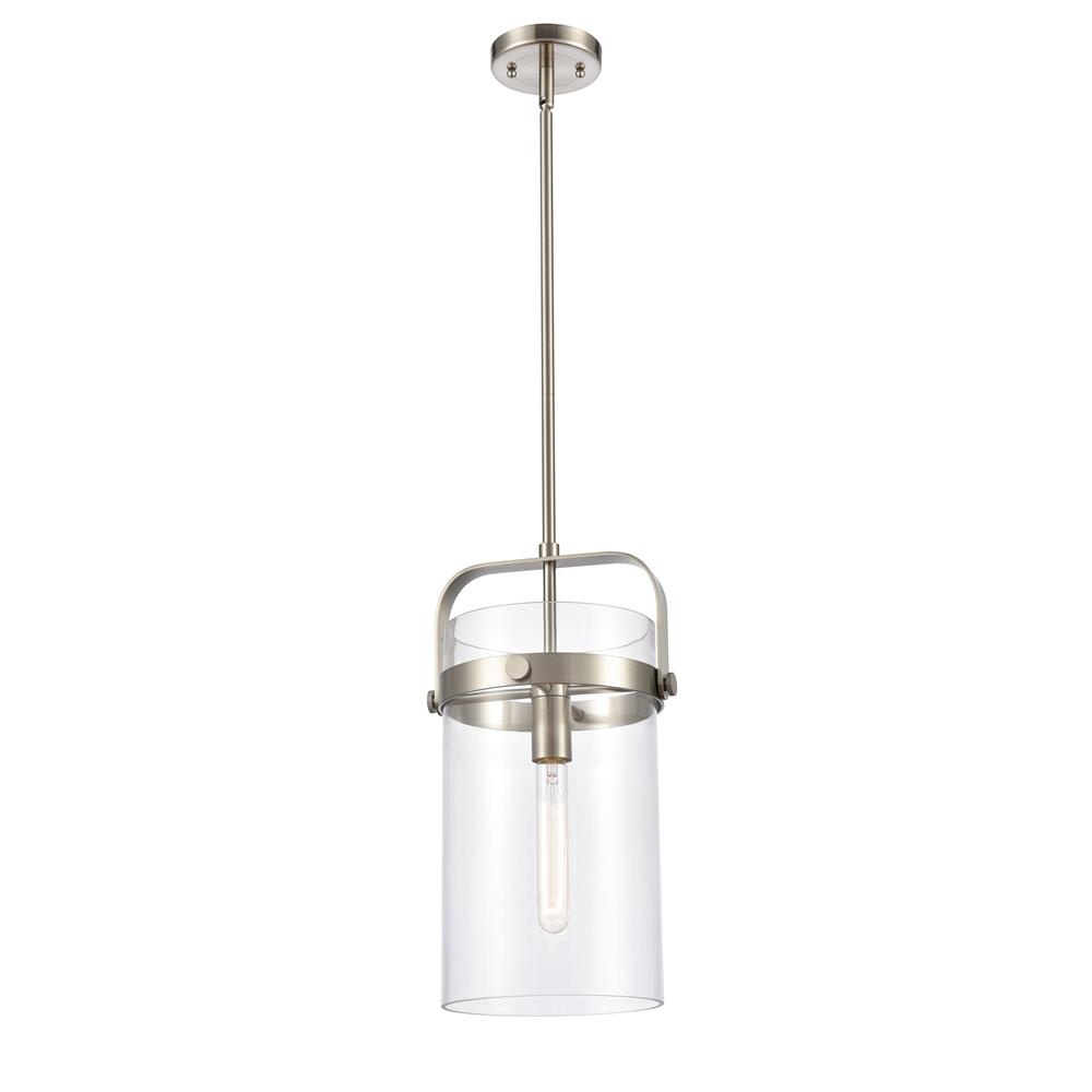 Aylan Home IL4131SSN8CLLED Restoration 1 Light Pilaster 10" Mini Pendant in Brushed Satin Nickel