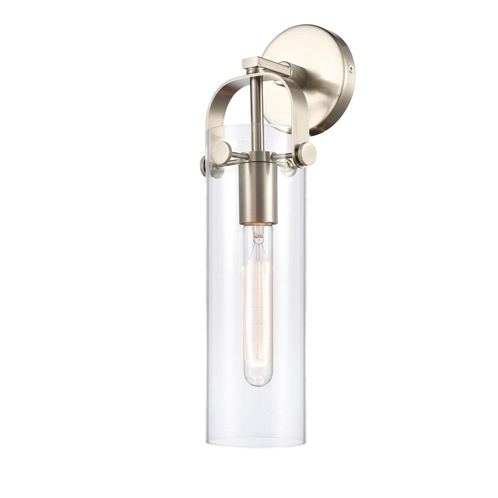 Aylan Home IL4131WSN4CL Restoration 1 Light Pilaster 5" Wall Sconce in Brushed Satin Nickel