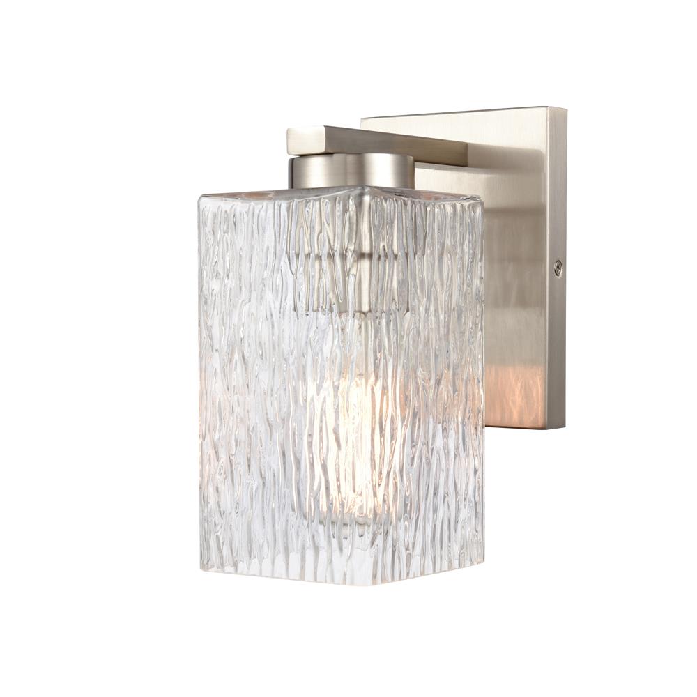 Innovations 419-1W-SN-CL Satin nickel Juneau Bath Vanity Light