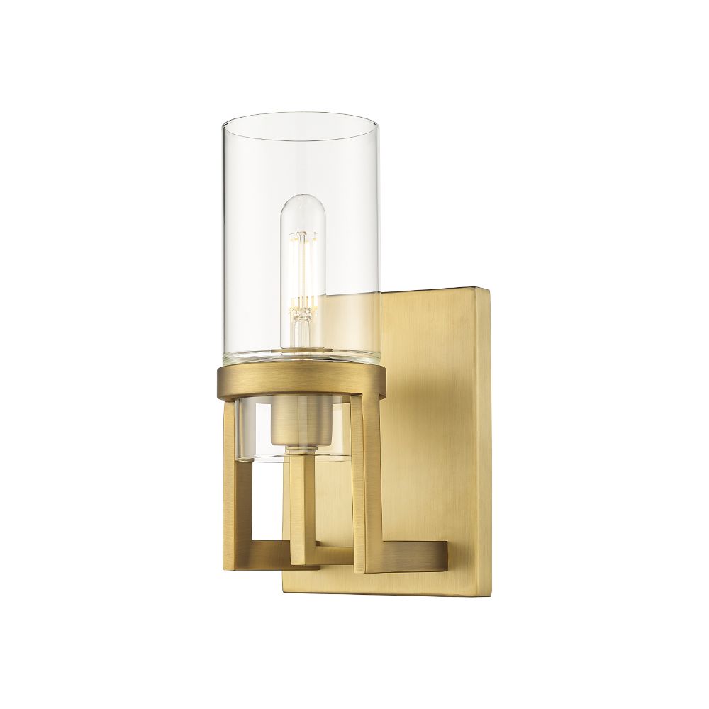 Innovations 426-1W-BB-G426-8CL Utopia - 1 Light 8" Wall-mounted Sconce - Brushed Brass Finish - Clear Glass Shade