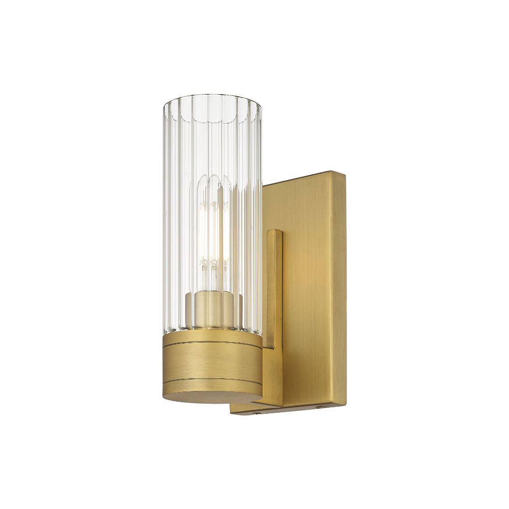 Innovations 429-1W-BB-G429-8CL Empire - 1 Light 8" Wall-mounted Sconce - Brushed Brass Finish - Clear Glass Shade