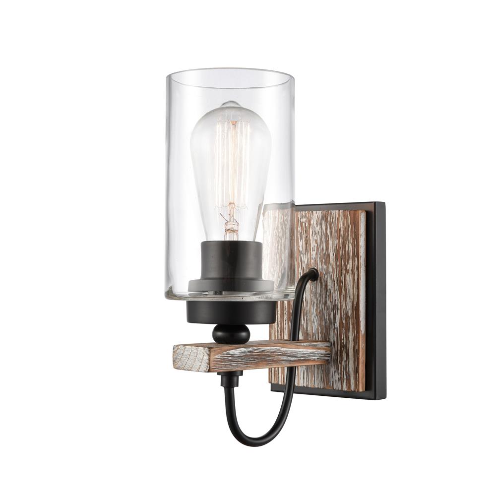 Aylan Home IL4421WBKCL Paladin Sconce in Matte Black