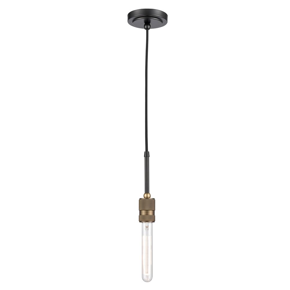 Innovations 444-1P-BAB-T9-7-LED Ellis Mini Pendant in Black Antique Brass