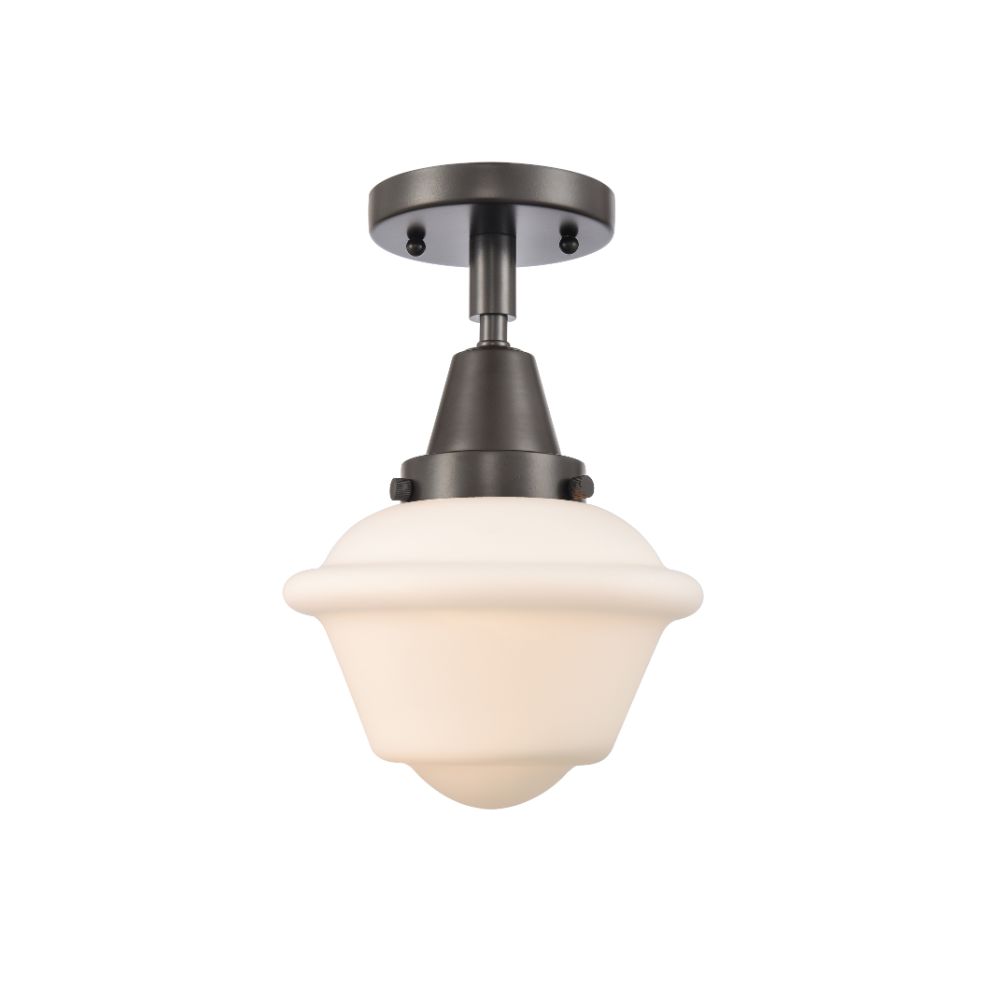 Innovations 447-1C-OB-G531-LED Small Oxford 1 Light  7.5 inch Flush Mount in Oil Rubbed Bronze