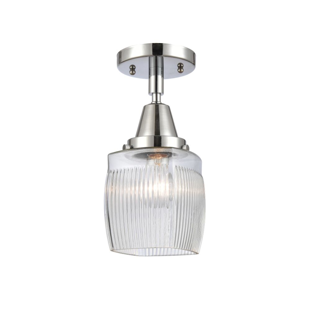 Aylan Home IL4471CPCG302 Colton 1 Light  5.5 inch Flush Mount in Polished Chrome