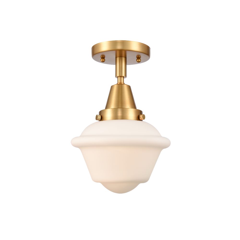 Aylan Home IL4471CSGG531 Small Oxford 1 Light  7.5 inch Flush Mount in Satin Gold
