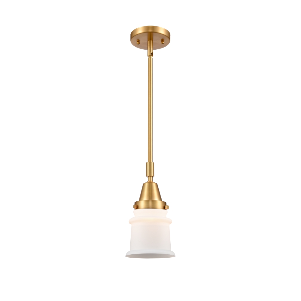 Innovations 447-1S-SG-G181S Small Canton 1 Light  6.5 inch Mini Pendant in Satin Gold