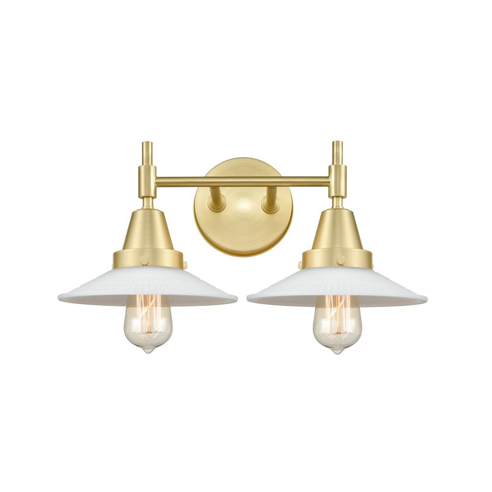 Innovations 447-2W-SB-G1-LED Caden Bath Vanity Light in Satin Brass