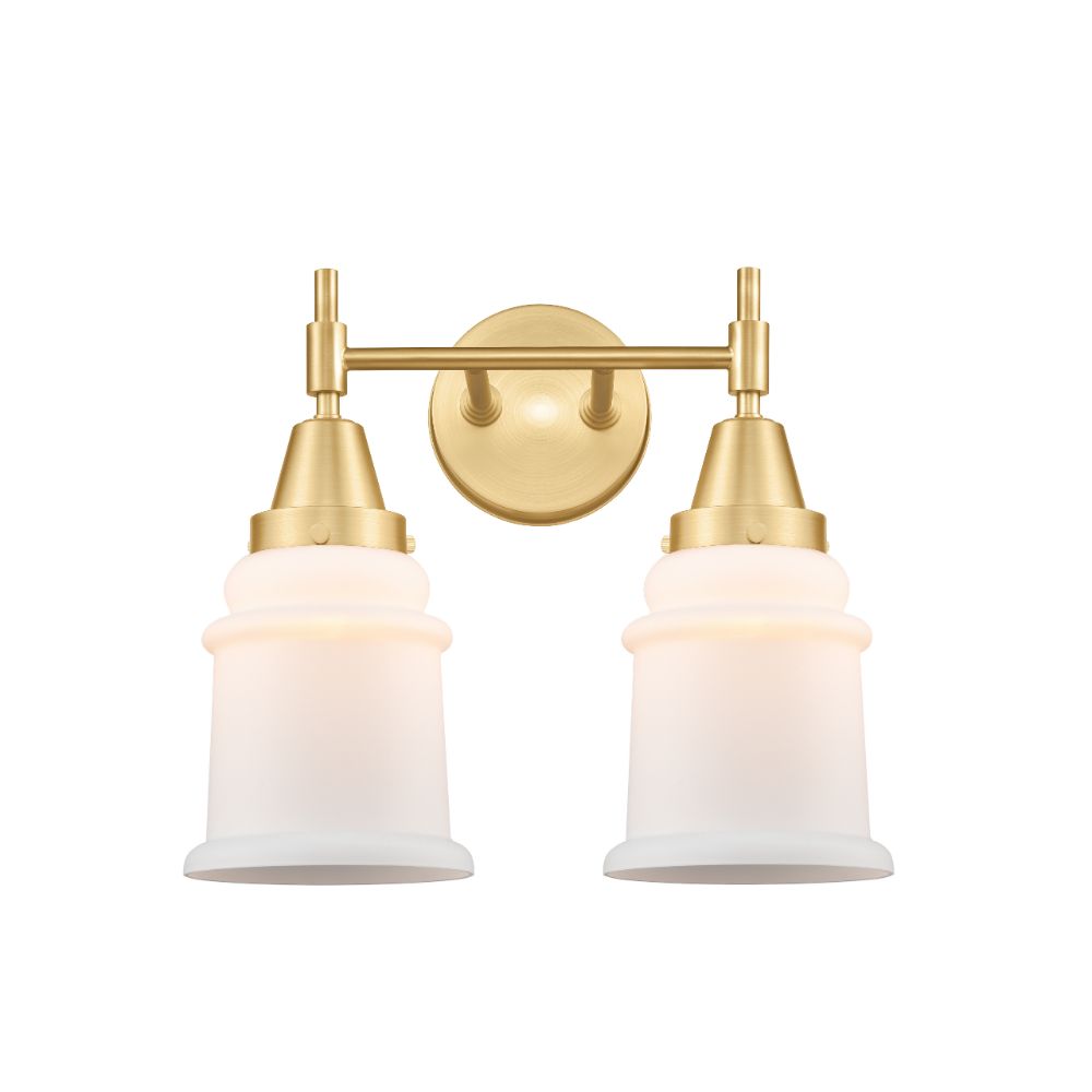 Innovations 447-2W-SG-G181-LED Caden Bath Vanity Light in Satin Gold