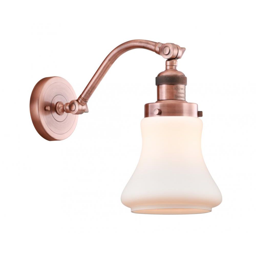 Innovations 515-1W-BB-G192-LED Bellmont 1 Light Sconce in Brushed Brass
