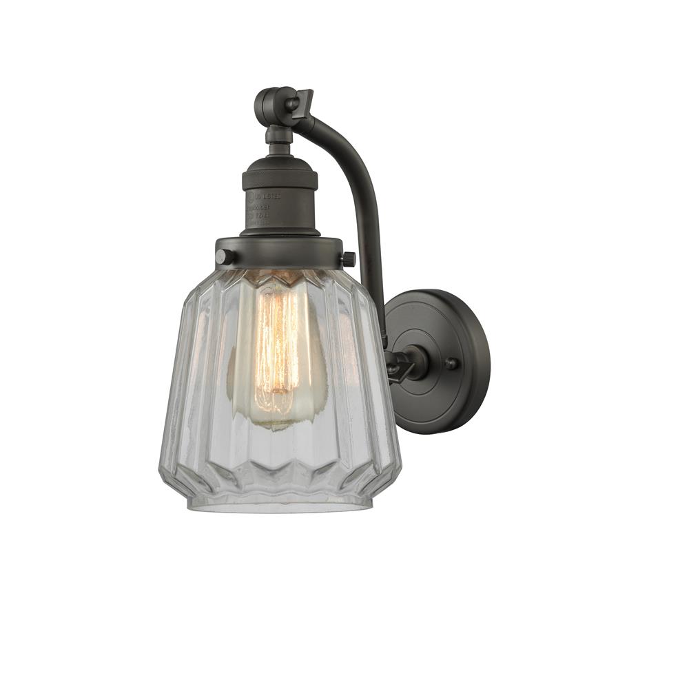 Innovations 515-1W-OB-G142-LED 1 Light Vintage Dimmable LED Chatham 6 inch Sconce in Oil Rubbed Bronze