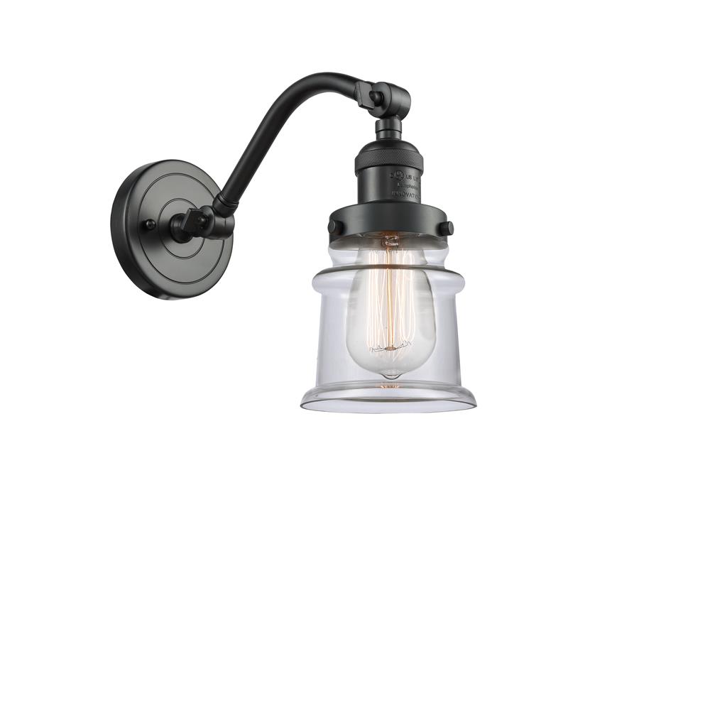 Innovations 515-1W-OB-G182S Franklin Restoration Small Canton 1 Light Sconce in Oil Rubbed Bronze