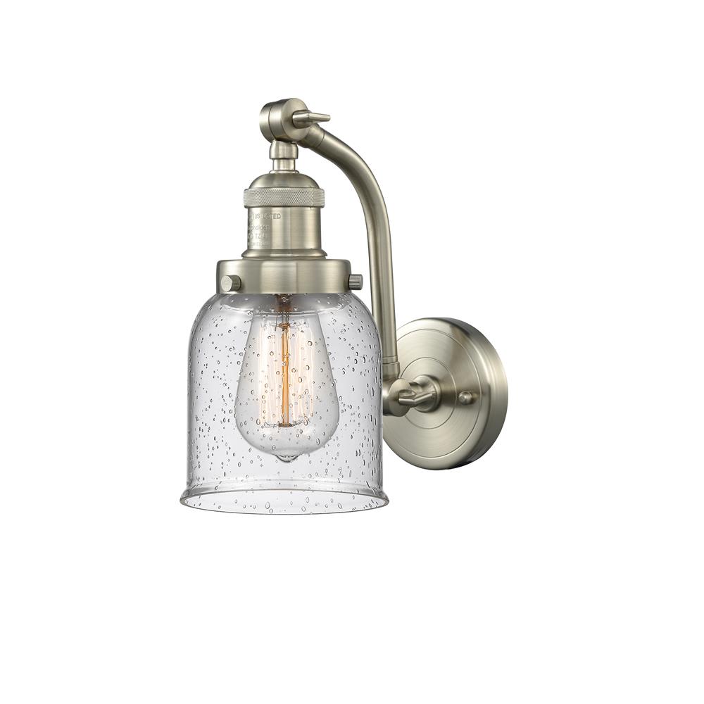 Innovations 515-1W-SN-G54 1 Light Small Bell 5 inch Sconce