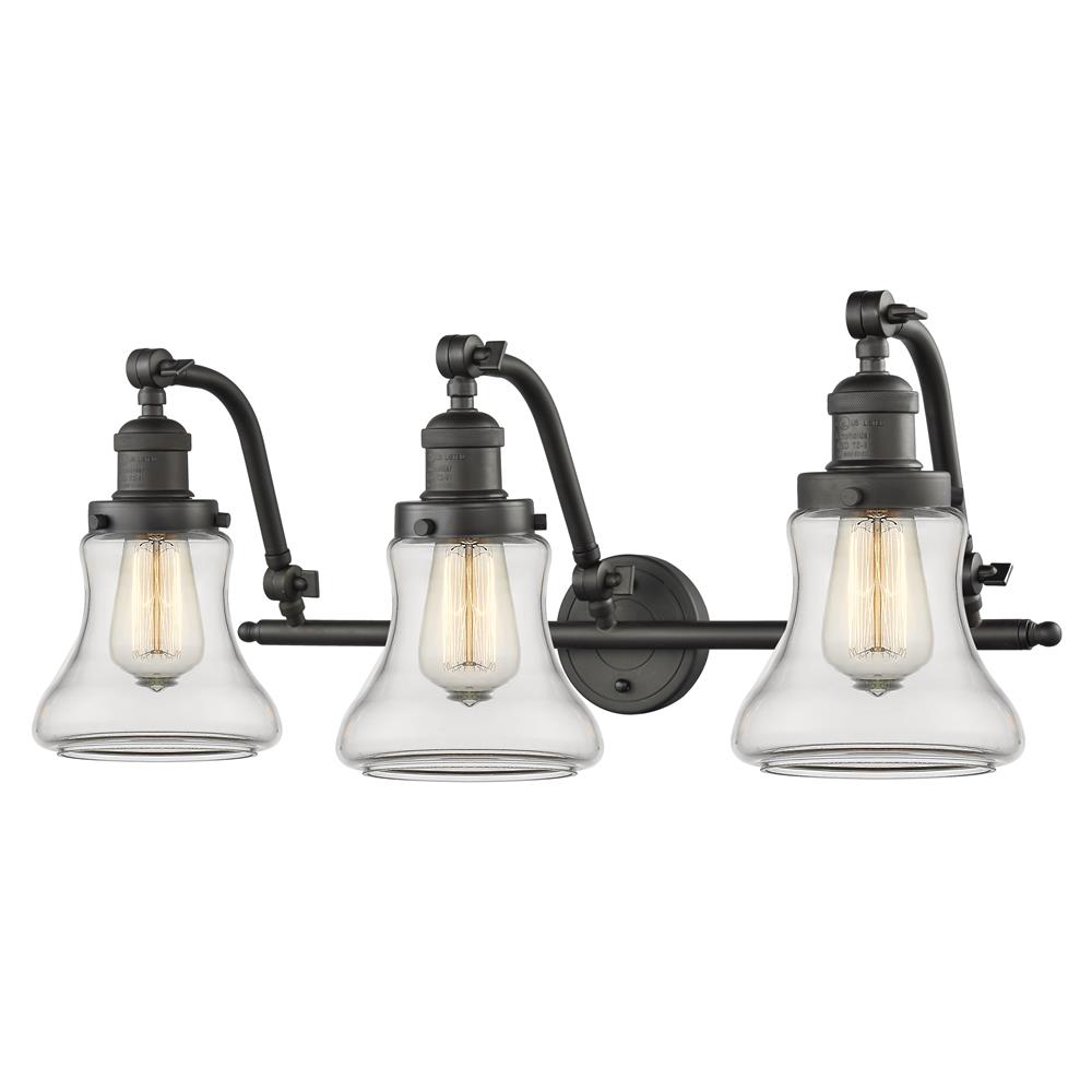 Innovations 515-3W-OB-G192-LED 3 Light Vintage Dimmable LED Bellmont 28 inch Bathroom Fixture in Oil Rubbed Bronze