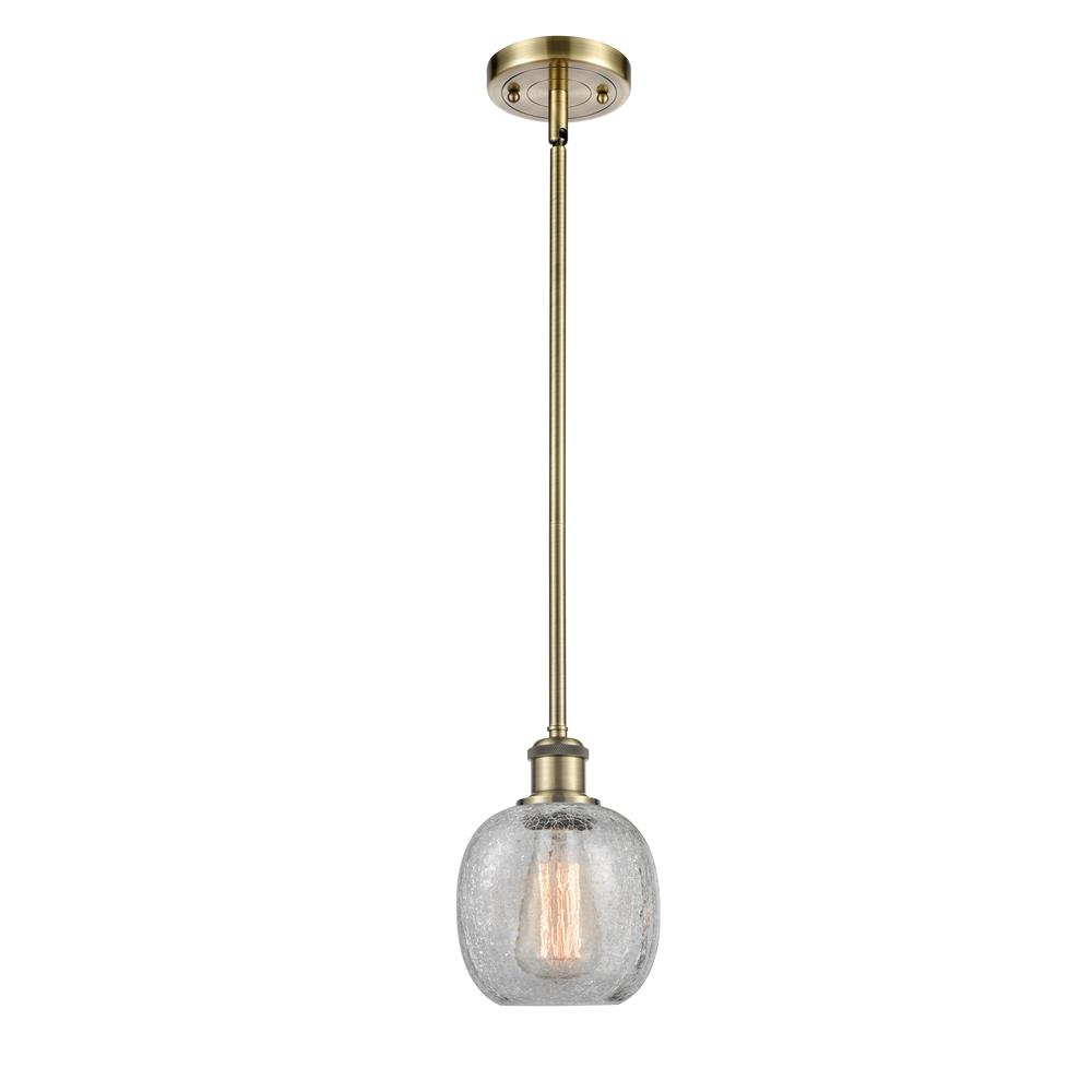 Innovations 516-1S-AB-G105-LED Belfast 1 Light Pendant in Antique Brass
