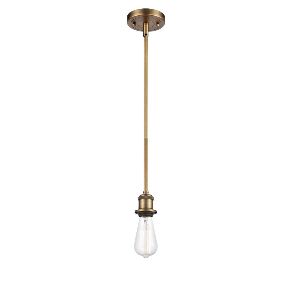 Innovations 516-1S-BB-LED Ballston Bare Bulb 1 Light Pendant in Brushed Brass