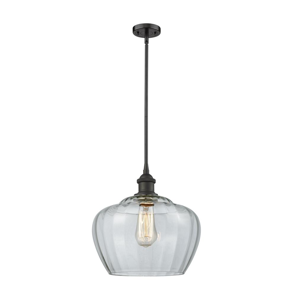 Innovations 516-1S-OB-G92L-LED 1 Light Vintage Dimmable LED Large Fenton 11 inch Pendant in Oil Rubbed Bronze