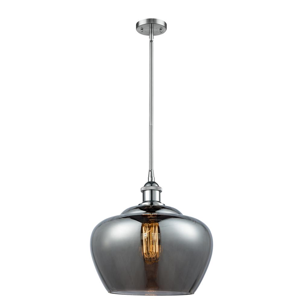 Innovations 516-1S-PC-G93L-LED 1 Light Vintage Dimmable LED Large Fenton 11 inch Pendant in Polished Chrome