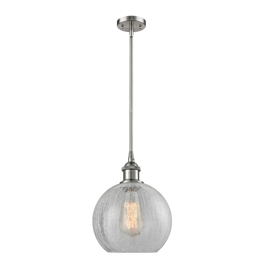 Innovations 516-1S-SN-G125-LED 1 Light Vintage Dimmable LED Athens 8 inch Pendant in Brushed Satin Nickel