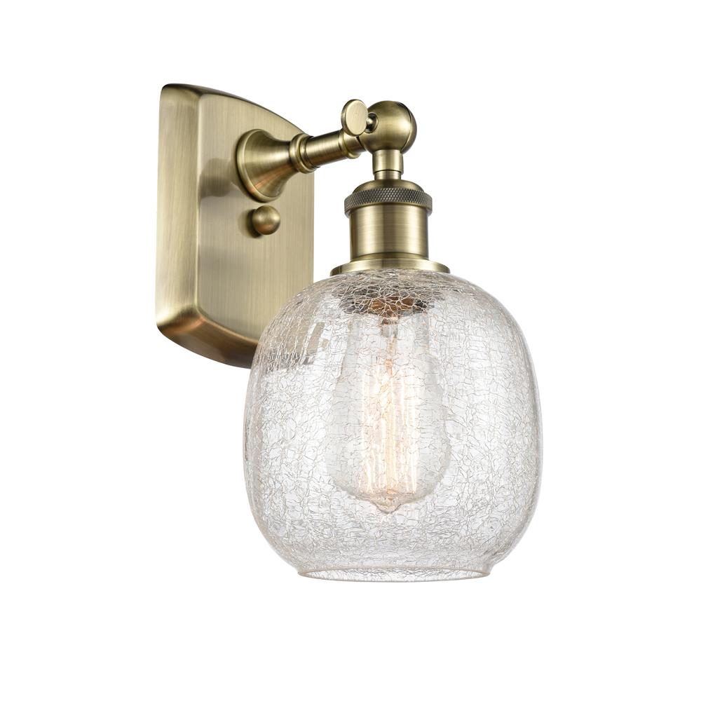 Innovations 516-1W-AB-G105-LED Belfast 1 Light Sconce in Antique Brass