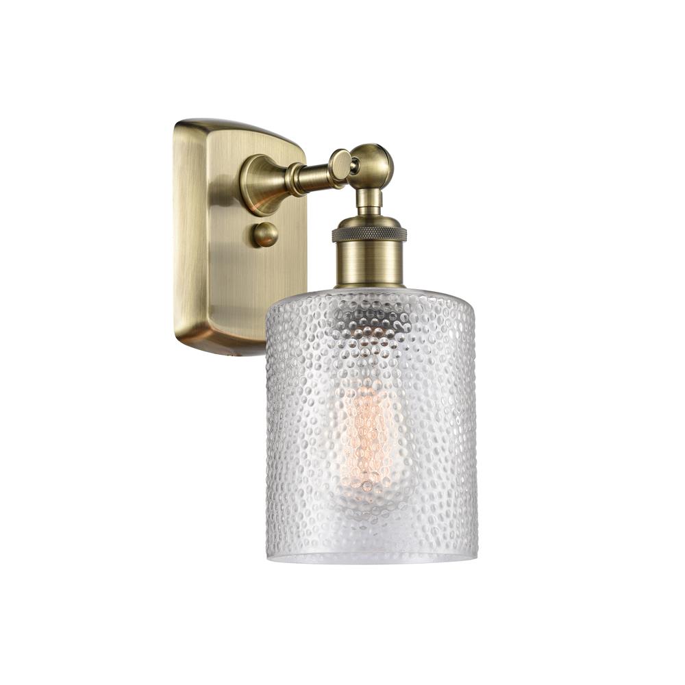 Innovations 516-1W-AB-G112-LED Cobbleskill 1 Light Sconce in Antique Brass