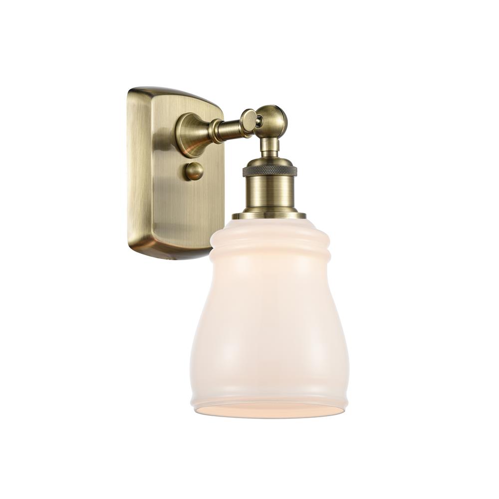 Innovations 516-1W-AB-G391-LED Ellery 1 Light Sconce in Antique Brass