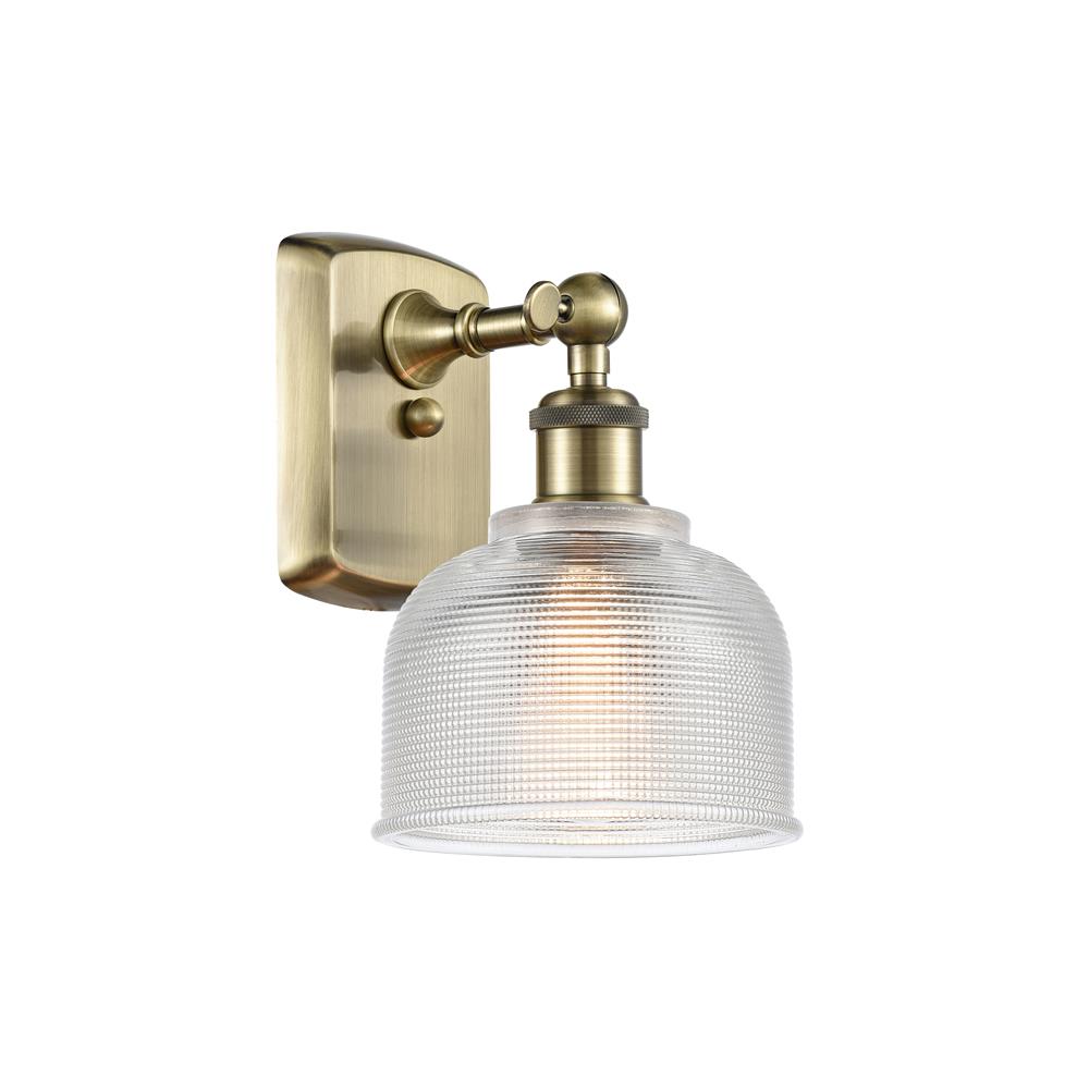 Innovations 516-1W-AB-G412-LED Dayton 1 Light Sconce in Antique Brass