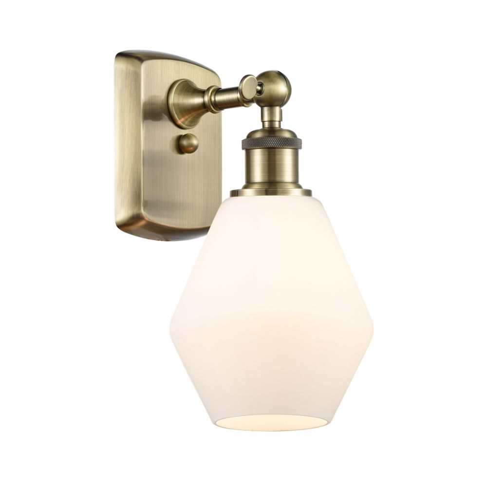 Innovations 516-1W-AB-G651-6 Cindyrella 1 Light 6 inch Sconce in Antique Brass