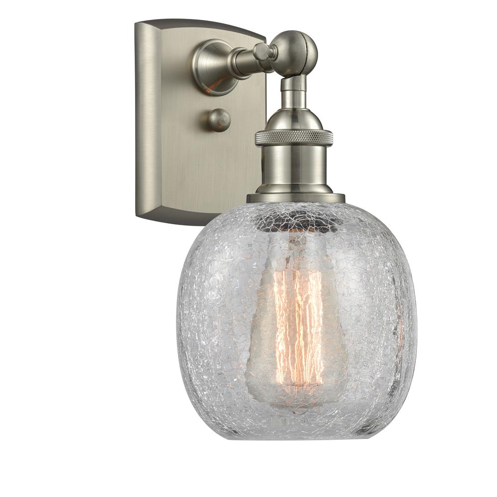 Innovations 516-1W-SN-G105-LED 1 Light Vintage Dimmable LED Belfast 6 inch Sconce in Brushed Satin Nickel
