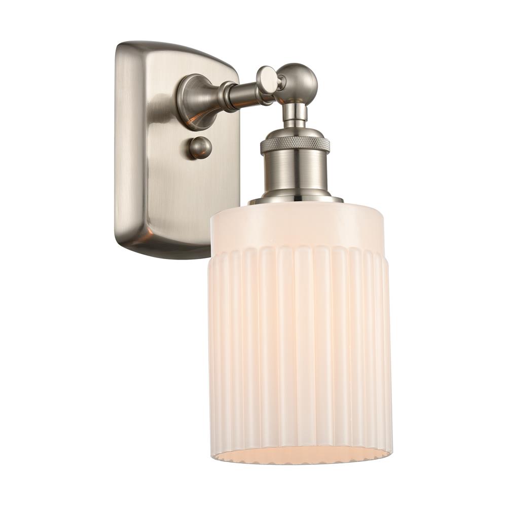 Innovations 516-1W-SN-G341-LED Ballston Hadley 1 Light Sconce in Brushed Satin Nickel