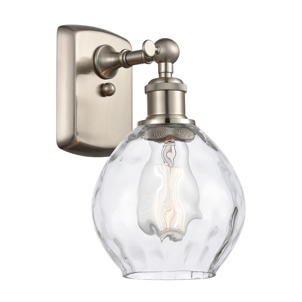 Innovations 516-1W-SN-G362 Brushed Satin Nickel Small Waverly 1 Light Sconce