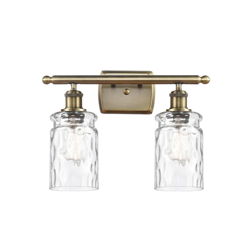 Innovations 516-2W-AB-G352 Candor 2 Light Bath Vanity Light in Antique Brass