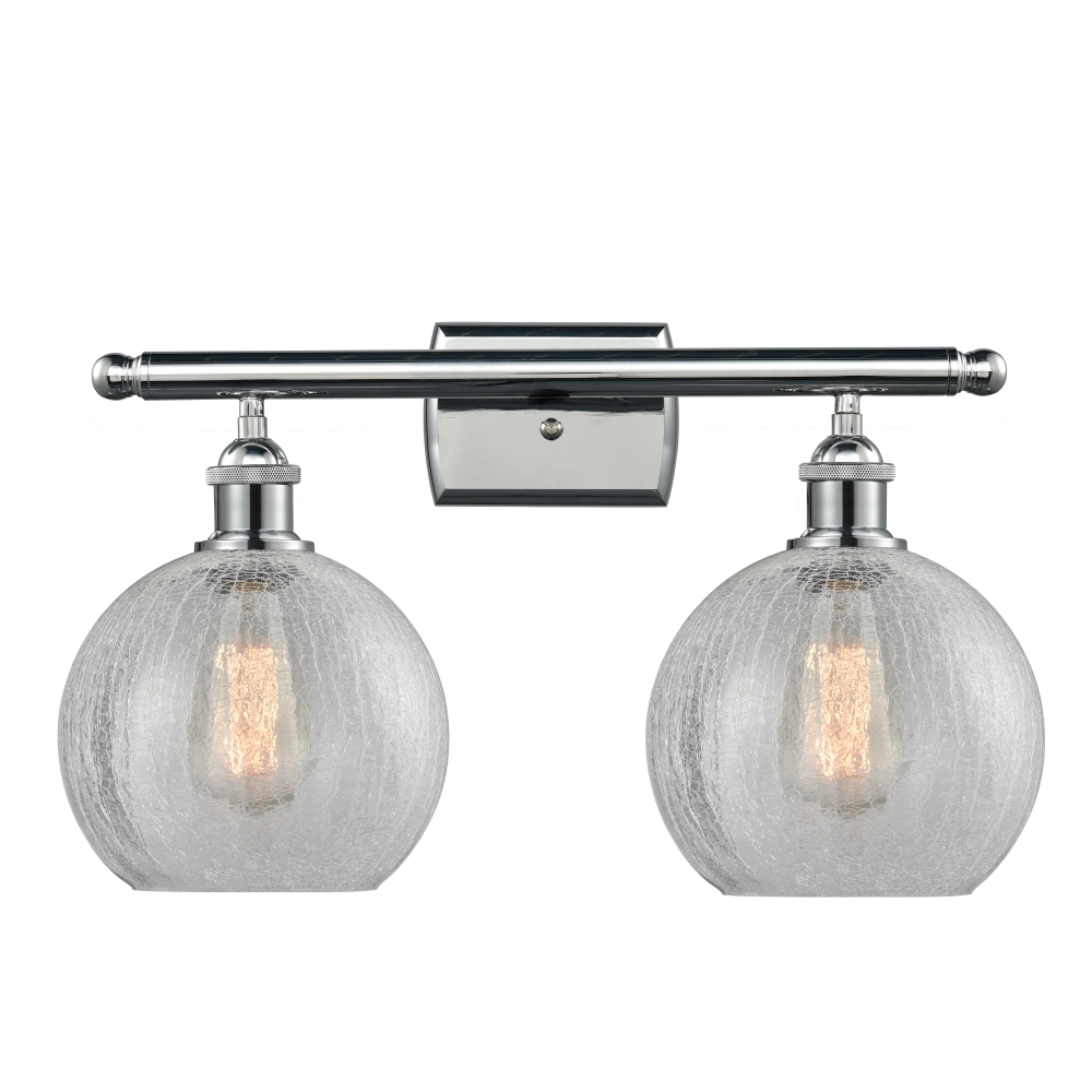 Innovations 516-2W-PC-G125 2 Light Athens 16 inch Bathroom Fixture