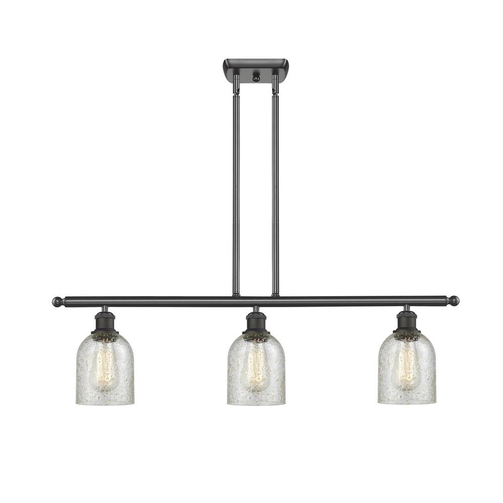 Innovations 516-3I-OB-G259 3 Light Caledonia 36 inch Island Light in Oil Rubbed Bronze