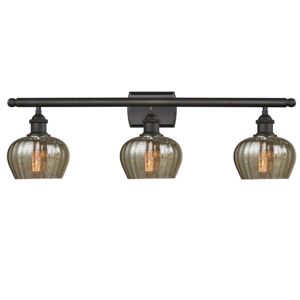 Innovations 516-3W-OB-G96-LED 3 Light Vintage Dimmable LED Fenton 26 inch Bathroom Fixture in Oil Rubbed Bronze
