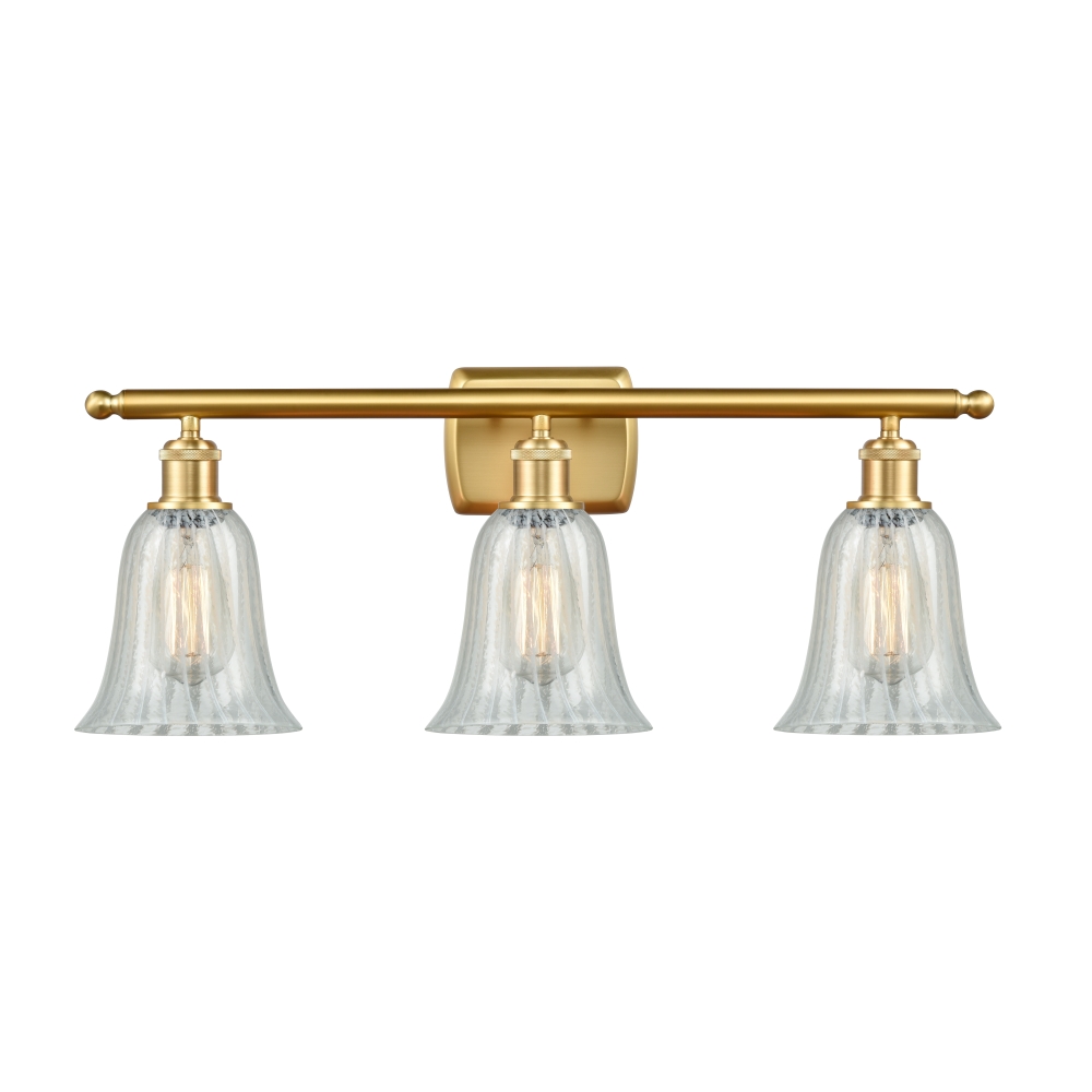 Innovations 516-3W-SG-G2811 Hanover 3 Light Bath Vanity Light part of the Ballston Collection in Satin Gold