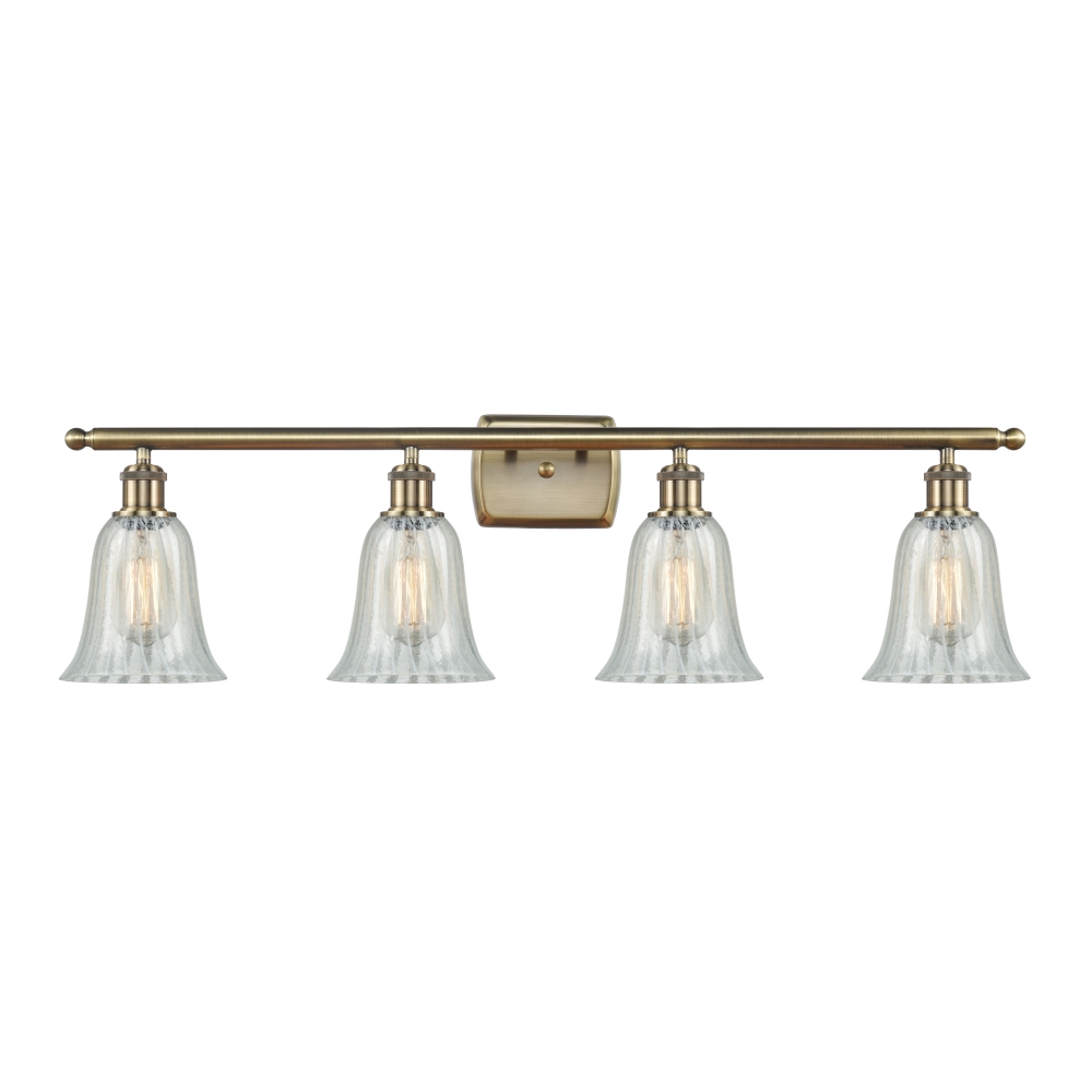 Innovations 516-4W-AB-G2811-LED Hanover 4 Light Bath Vanity Light part of the Ballston Collection in Antique Brass