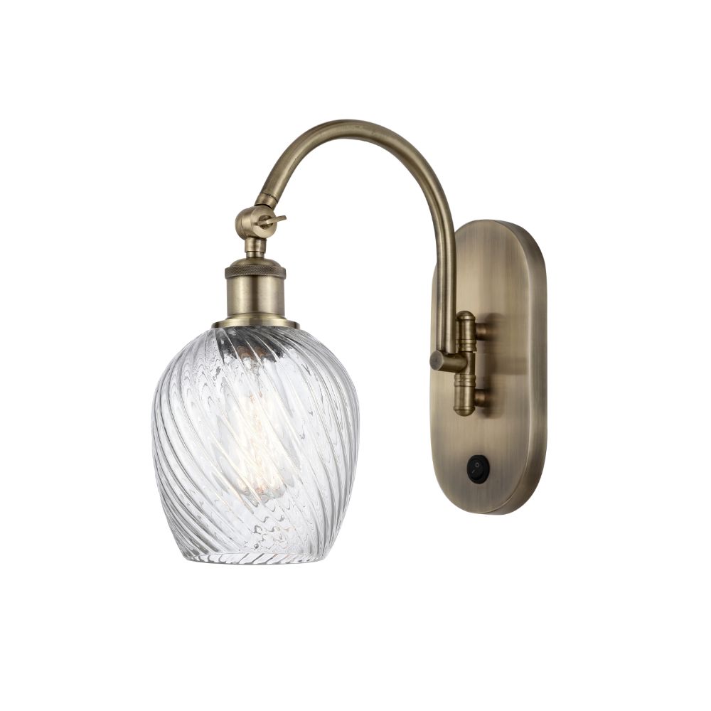 Innovations 518-1W-AB-G292 Salina 1 Light 5.3 inch Sconce in Antique Brass