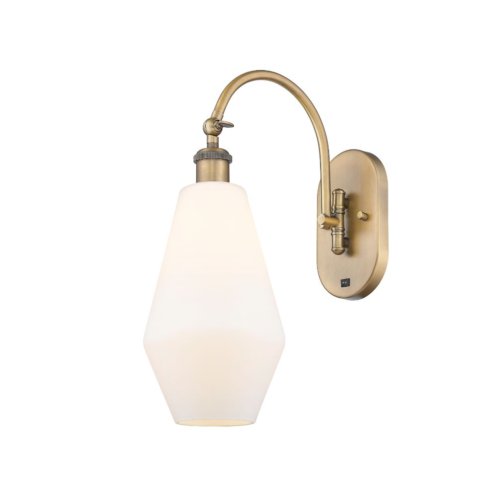 Innovations 518-1W-BB-G651-7-LED Cindyrella 1 Light 7 inch Sconce in Brushed Brass