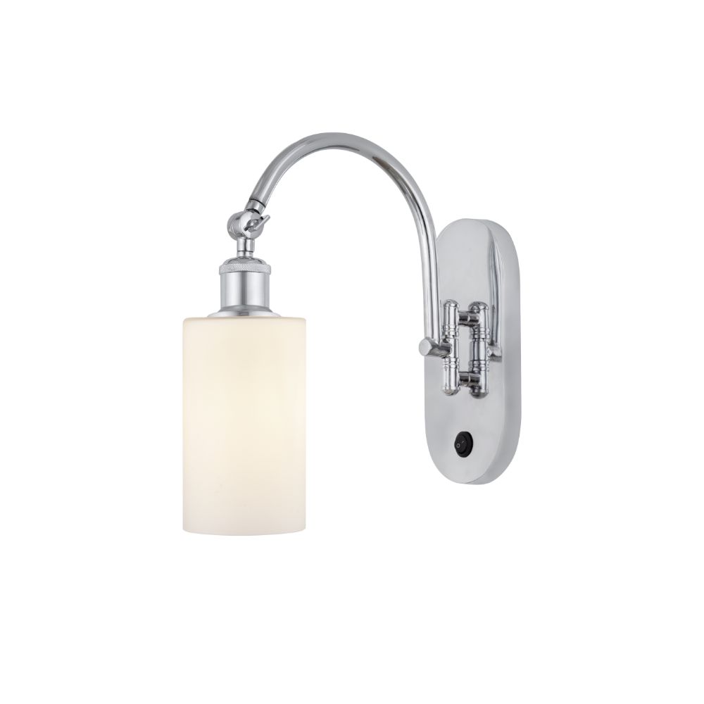 Innovations 518-1W-PC-G801 Clymer 1 Light 5.3 inch Sconce in Polished Chrome