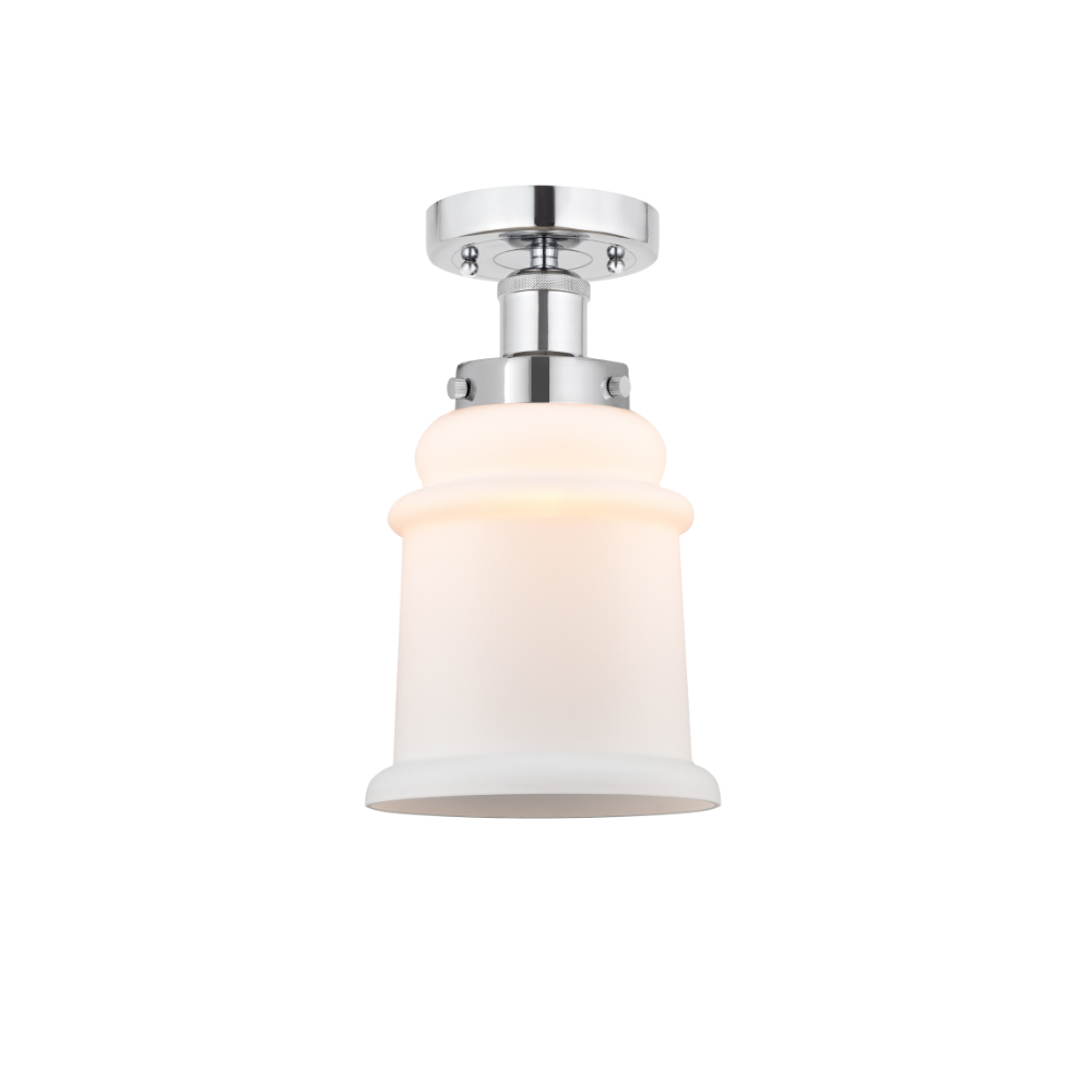 Innovations 616-1F-PC-G181 Canton 1 Light Semi-Flush Mount part of the Edison Collection