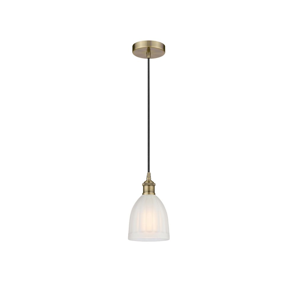 Innovations 616-1P-AB-G441-LED Brookfield Mini Pendant in Antique Brass
