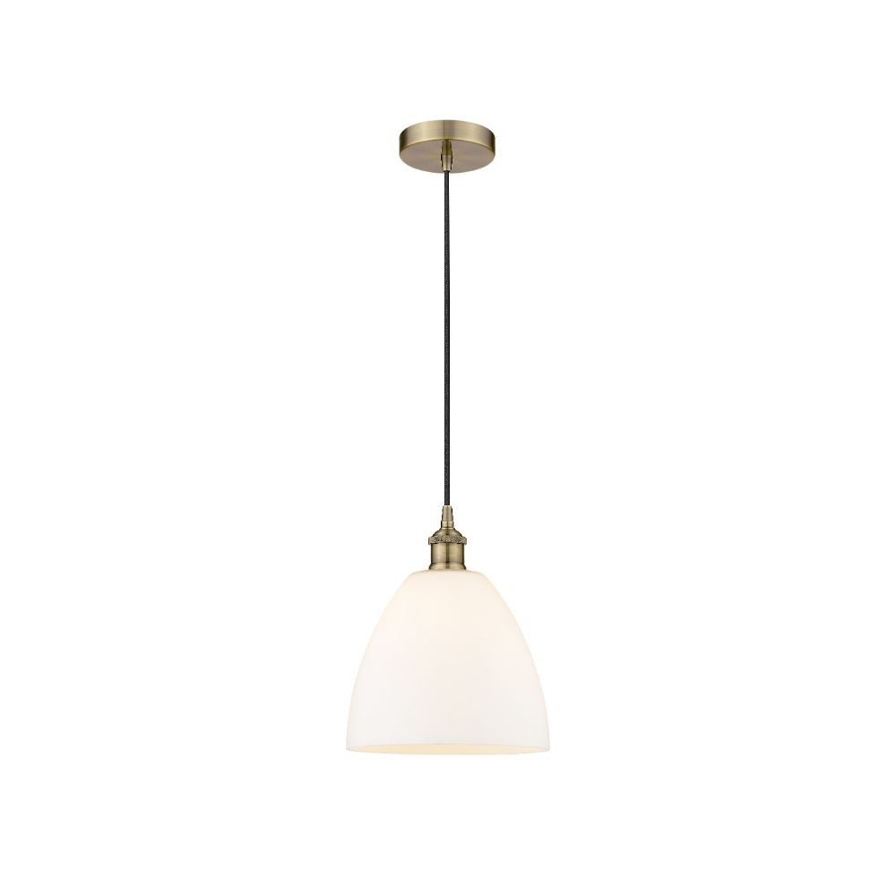 Innovations 616-1P-AB-GBD-91-LED Edison Dome Mini Pendant in Antique Brass
