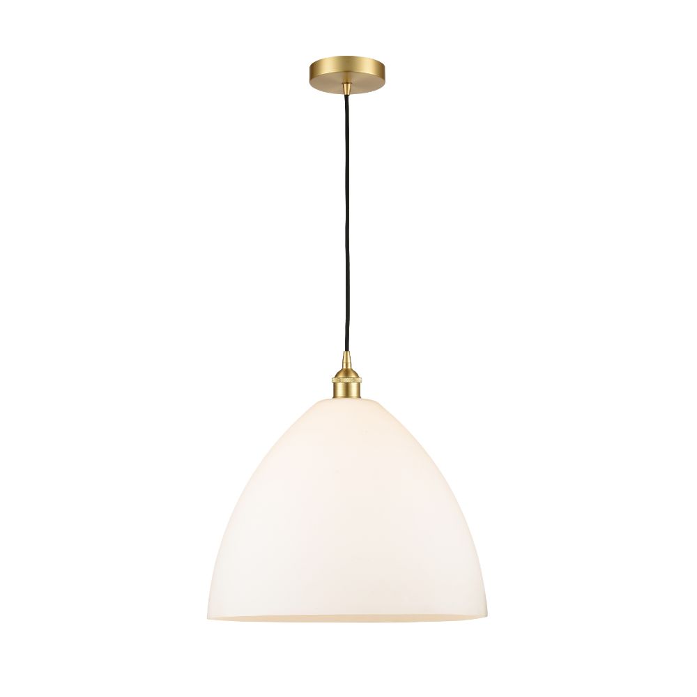 Innovations 616-1P-SG-GBD-161 Edison Dome Pendant in Satin Gold