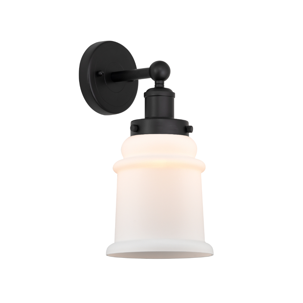 Innovations 616-1W-BK-G181 Canton 1 Light Sconce part of the Edison Collection